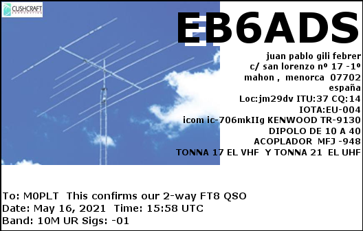 eQSL card