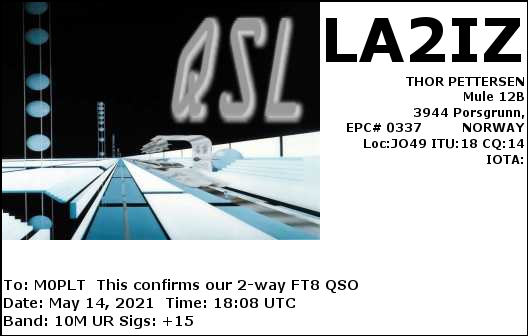 eQSL card