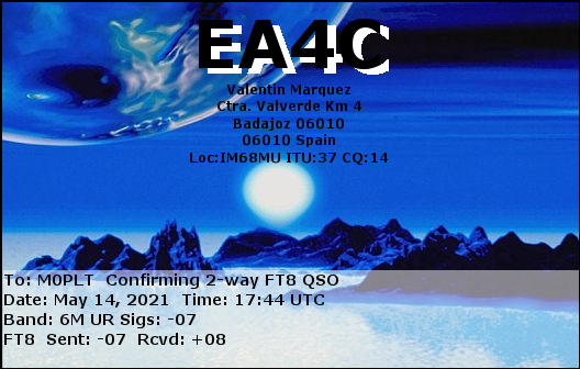 eQSL card