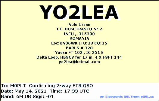 eQSL card