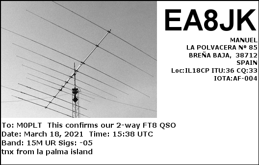 eQSL card