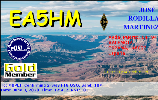eQSL card