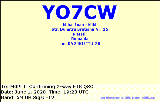 eQSL card