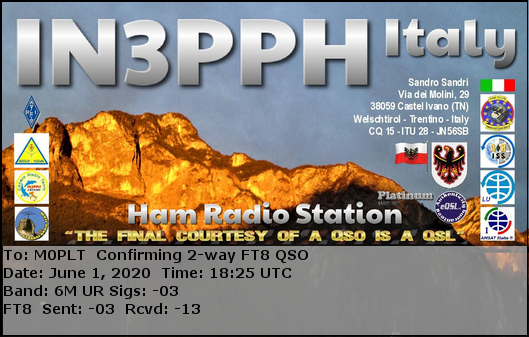 eQSL card