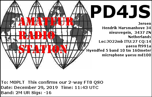 eQSL card