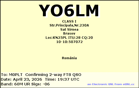 eQSL card