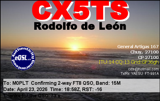 eQSL card