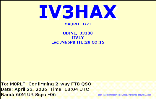 eQSL card