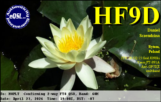 eQSL card