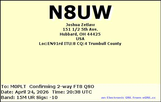 eQSL card