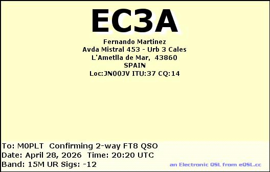 eQSL card