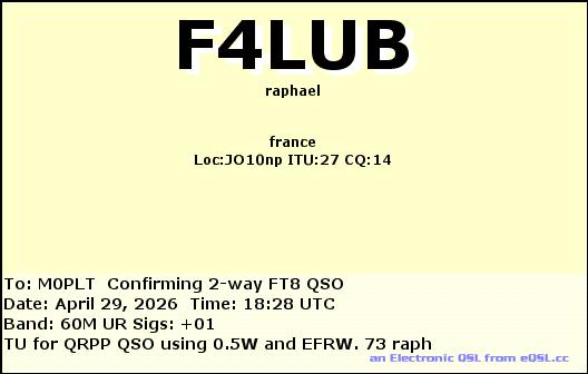 eQSL card
