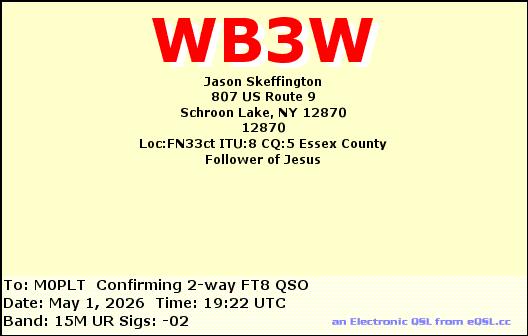 eQSL card