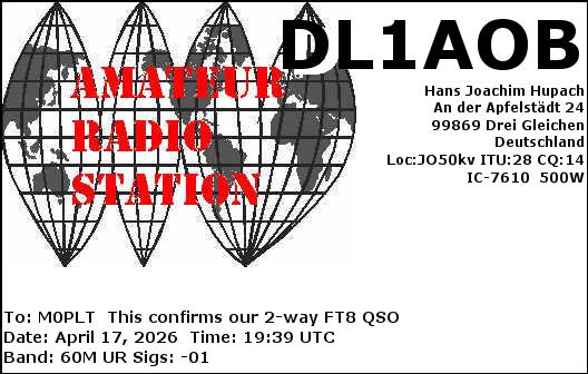 eQSL card