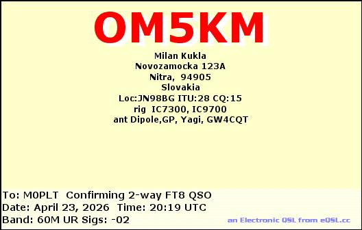 eQSL card