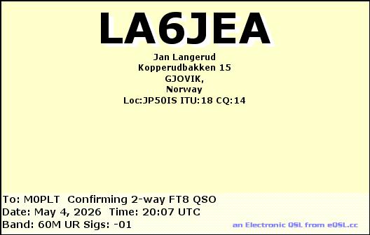 eQSL card
