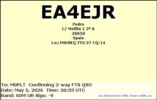 eQSL card