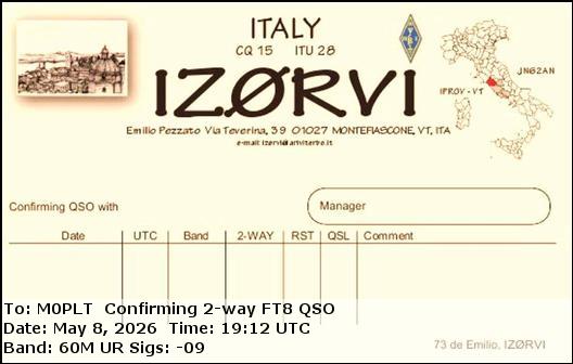 eQSL card