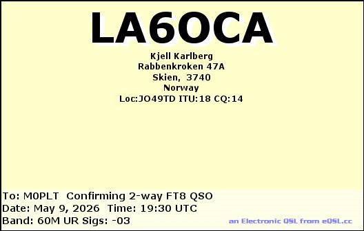 eQSL card