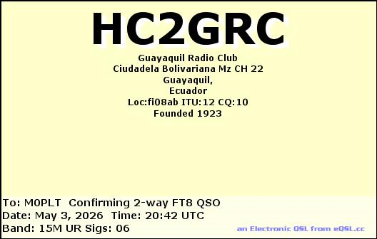eQSL card