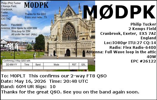 eQSL card