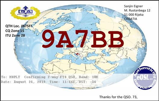 eQSL card