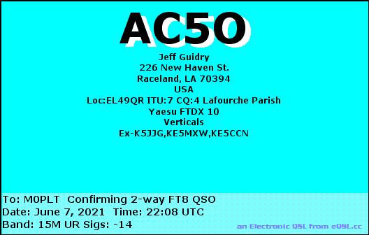 eQSL card