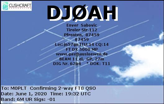 eQSL card