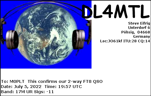 eQSL card