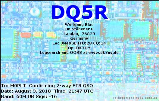 eQSL card