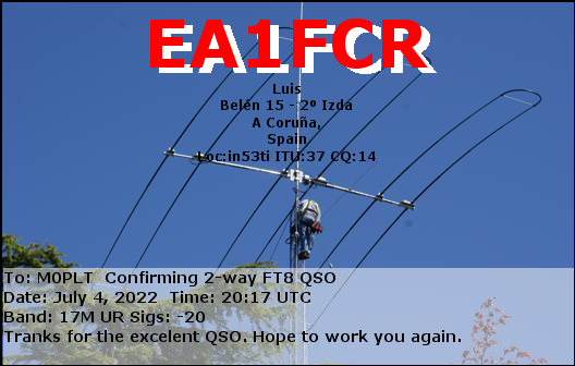 eQSL card