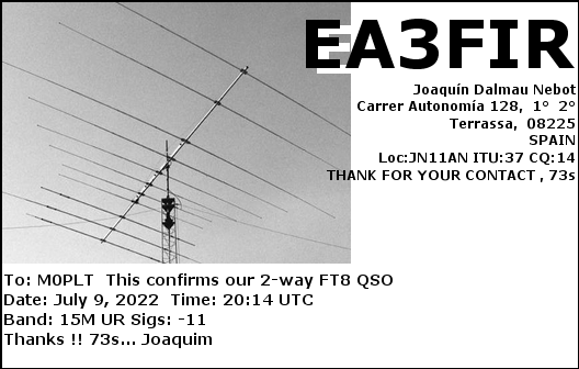 eQSL card