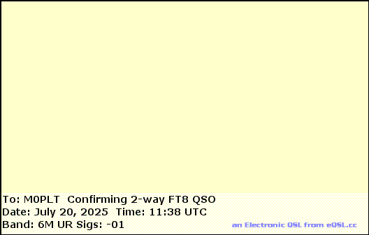 eQSL card