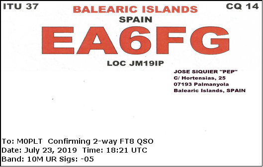 eQSL card