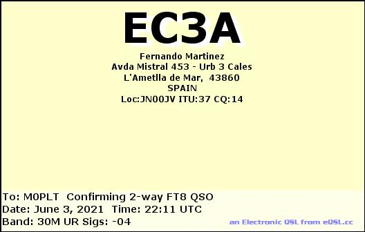 eQSL card