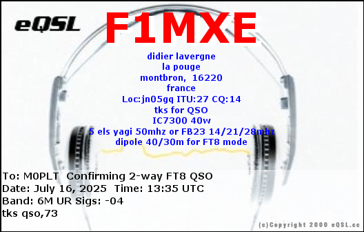 eQSL card