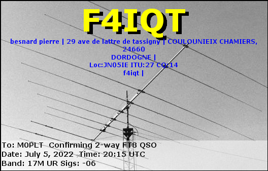 eQSL card