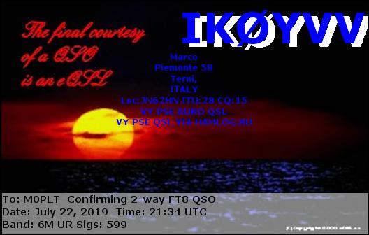 eQSL card