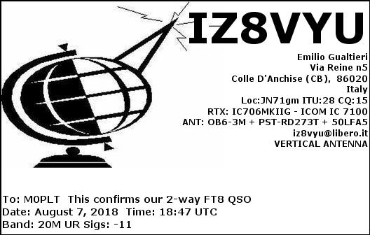 eQSL card