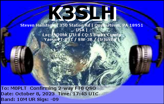 eQSL card