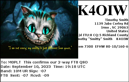 eQSL card