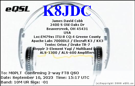 eQSL card