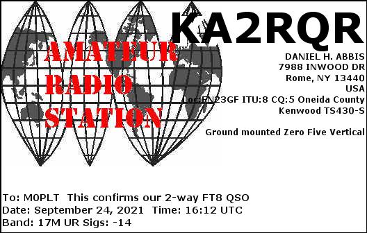 eQSL card