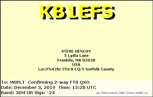 eQSL card