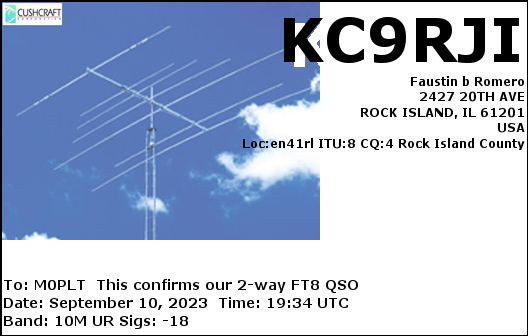 eQSL card