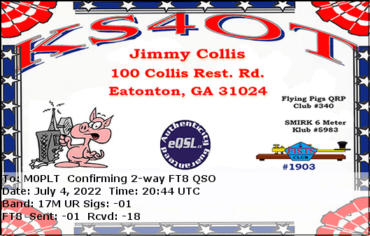 eQSL card