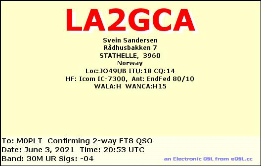 eQSL card