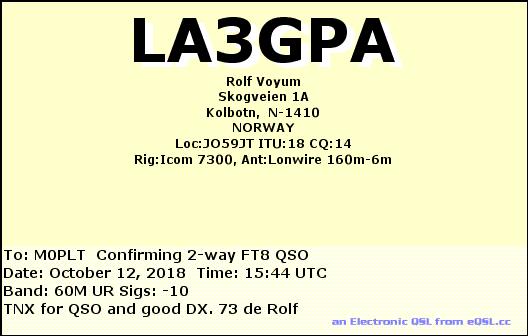 eQSL card