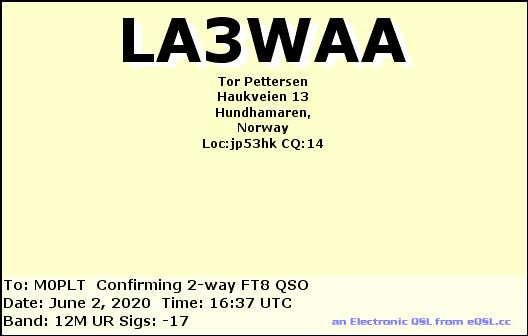 eQSL card