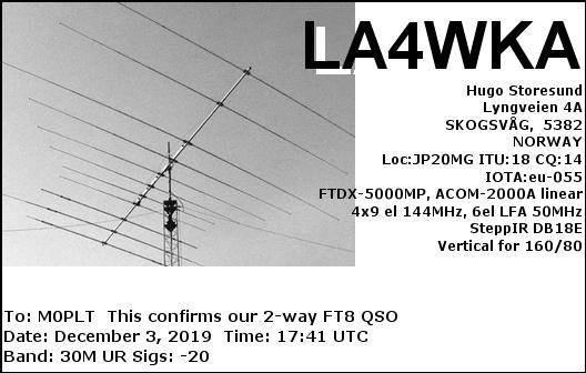 eQSL card